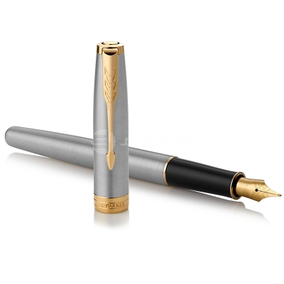 派克（PARKER）钢笔2015卓尔钢杆金夹墨水笔礼品定制