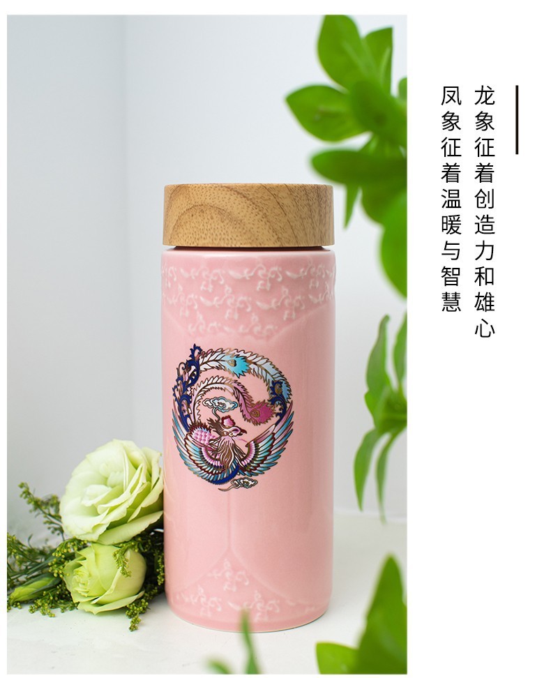 乾唐轩活瓷古风保温杯产品展示图