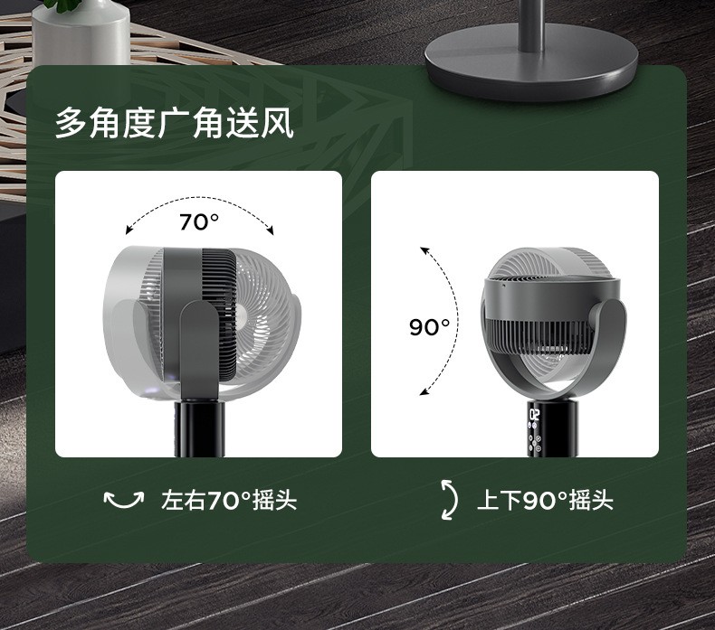 西屋家用遥控式静音空气循环扇价格