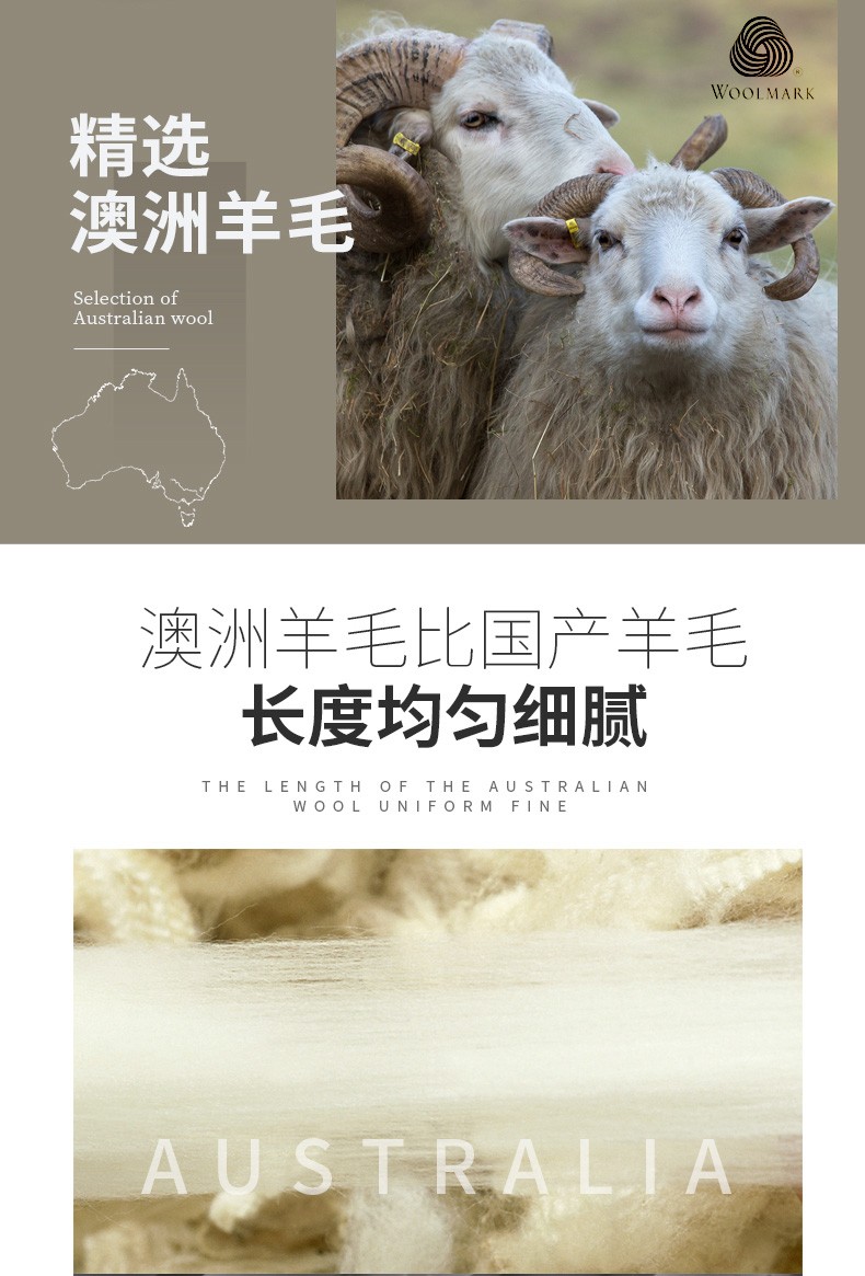 恒源祥澳洲进口时尚羊毛被可送礼