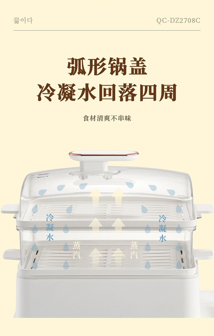 韩国现代小型全自动电蒸箱