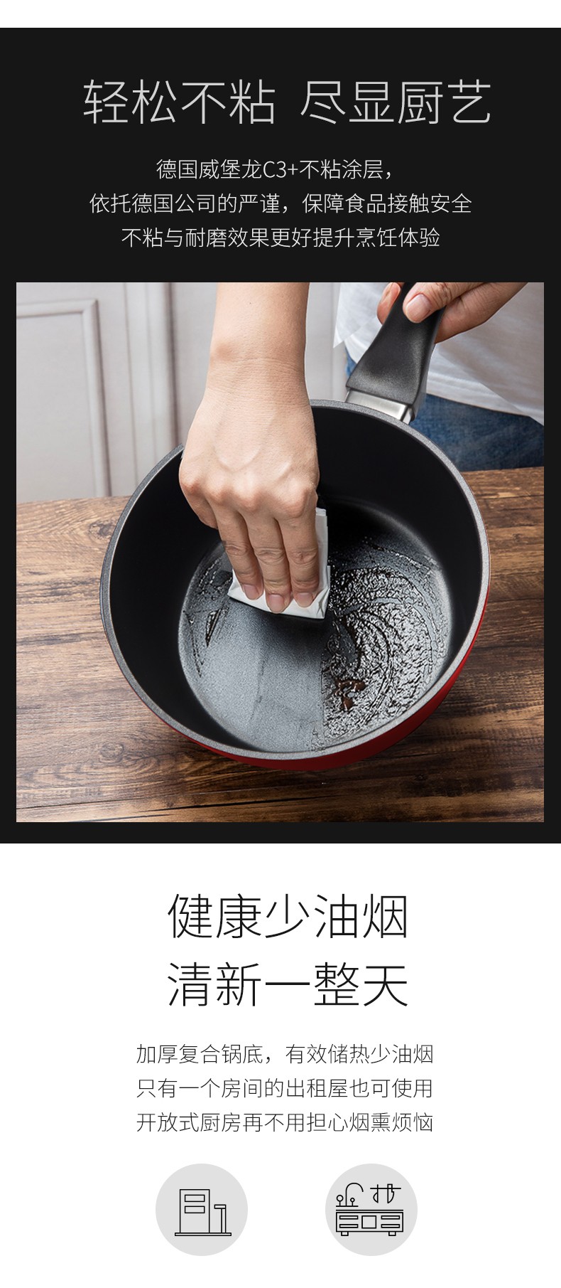 双立人厨房使用20cm料理锅