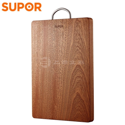 苏泊尔(SUPOR)砧板乌檀木加厚天然整木菜板实木案板面板擀面板切菜板34cm