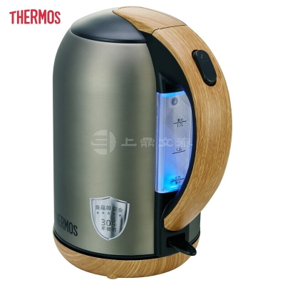 膳魔师电热水壶1.7L食品级热水壶304不锈钢茶壶自动断电EHA-1313A