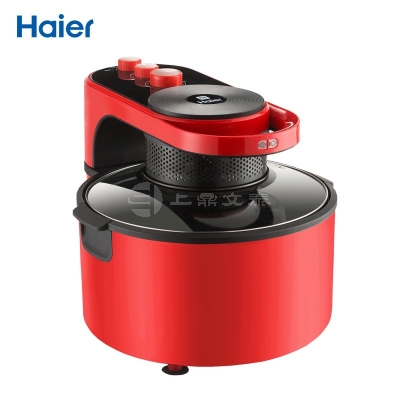 海尔（Haier）空气炸锅HA-M71R红色7L容量可视化设计230度热风炸锅