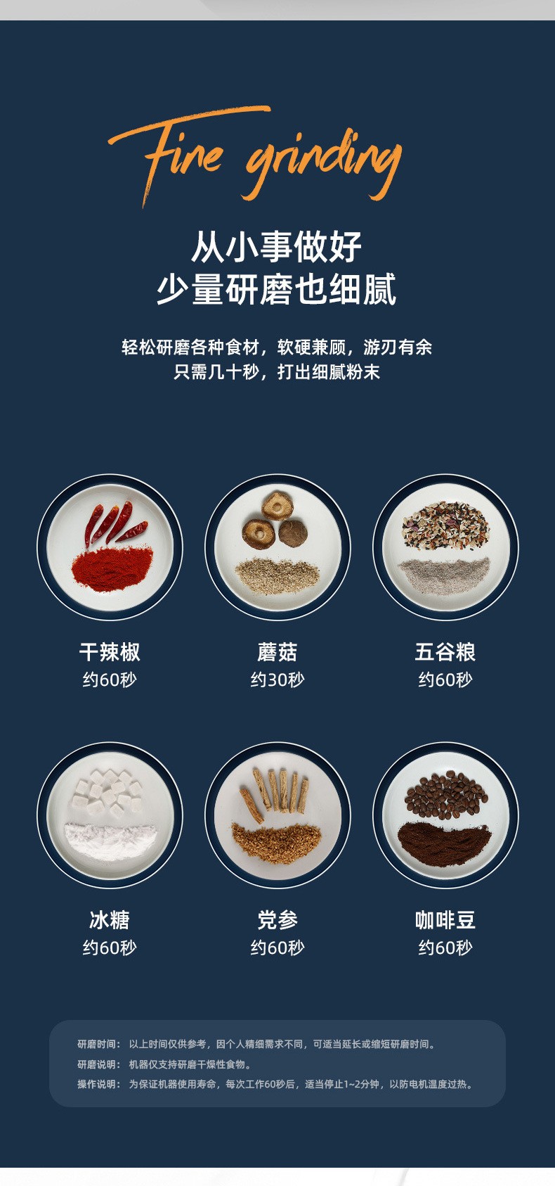 苏泊尔家用食品时尚研磨机批发