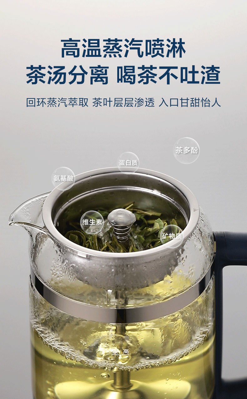 苏泊尔办公室玻璃煮茶器