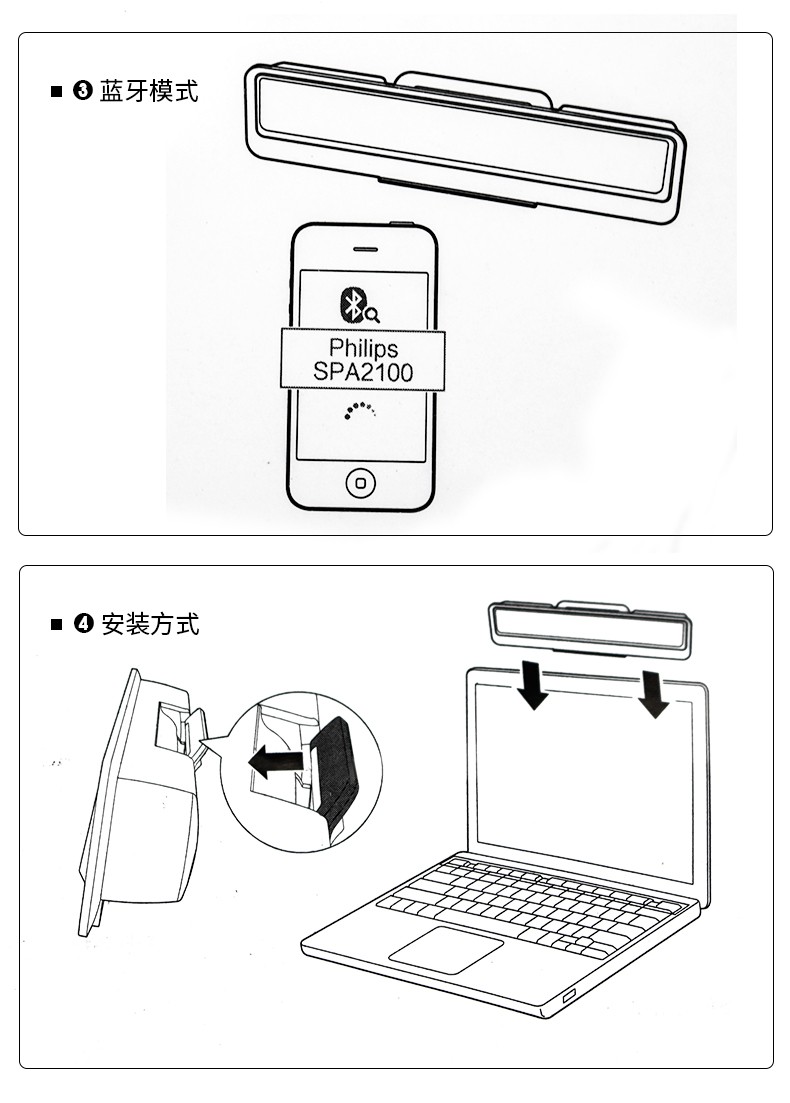 飞利浦家用台式电脑喇叭品牌