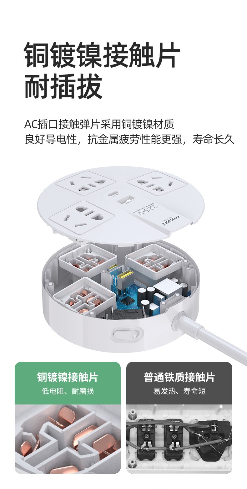 品胜智能USB电源插座详细介绍