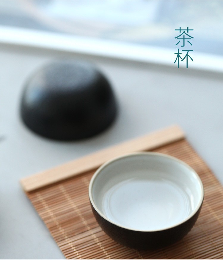 沏一杯茶表面色釉工艺旅行茶具
