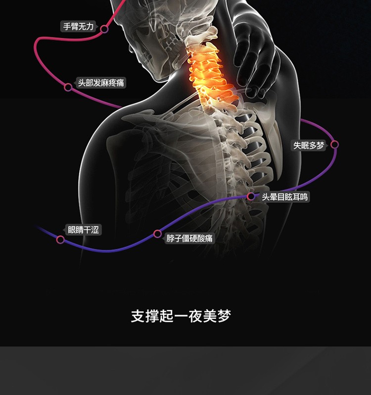 梦洁舒适柔软的纤维枕