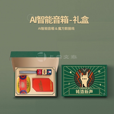 礼品定制，成都礼品，成都礼品定制，国潮创意数据线音响商务套装轻奢礼品批发送客户实用促销品伴手礼礼品定制