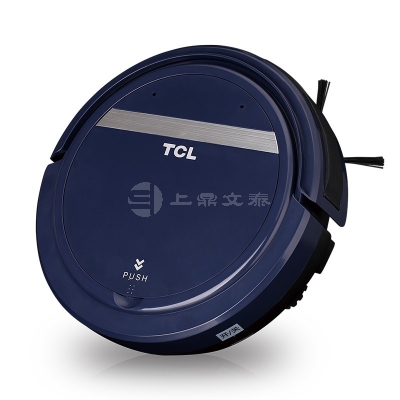 TCL 全自动智能吸尘器 蓝色TXC-S102机械遥控双用智能扫地机器人