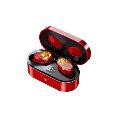 迪士尼漫威联名LED数显屏TWS音乐蓝牙耳机潮品礼物入耳式 BTMV09