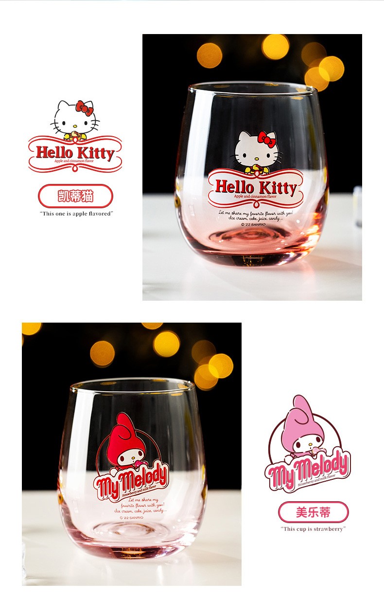 Hello Kitty圆柱形高温烤花玻璃杯怎么样