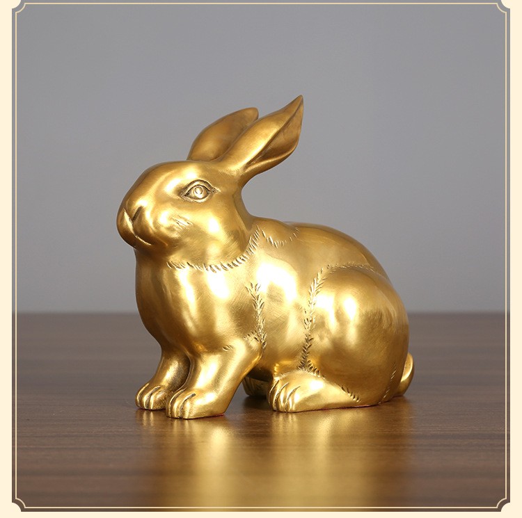 铜天下可爱兔生肖兔工艺品