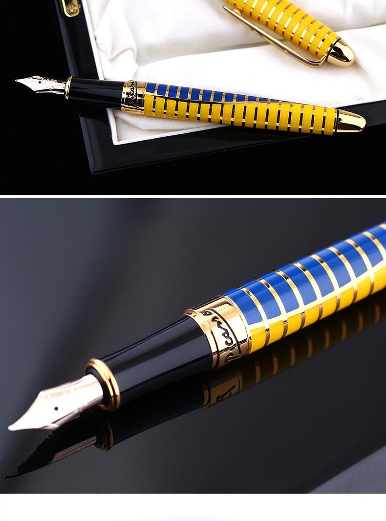 毕加索金属笔尖海蓝色书写笔