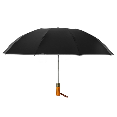 新款古铜拉丝反向自动晴雨伞反向伞折叠男女商务加印定制广告伞