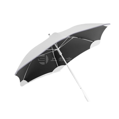 新款创意角花型伞圆角反光条雨伞直杆安全角雨伞加印广告可定制